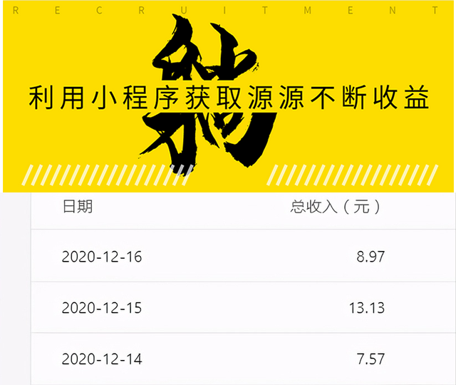 如何利用小程序为自己获取源源不断的收益 1 如何利用小程序为自己获取源源不断的收益 1