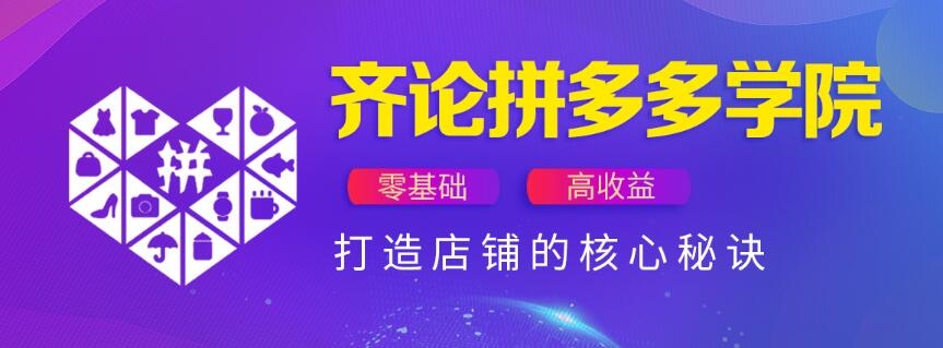 齐论-拼多多学院vip课程-百度云