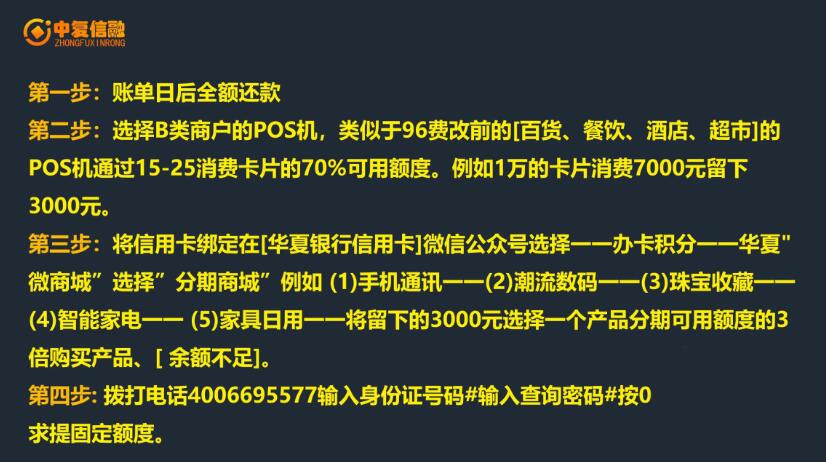 中复信融·2021年征信修复与信用卡提额（全套技术课程）