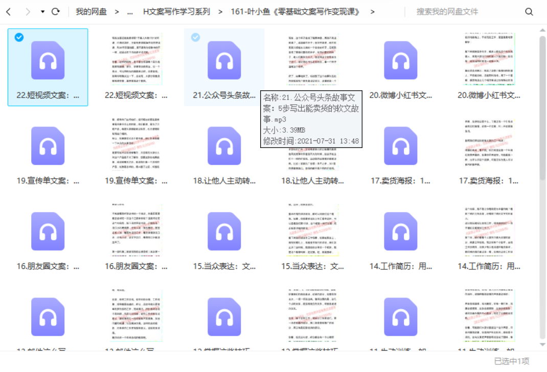 叶小鱼：零基础文案写作变现课-1