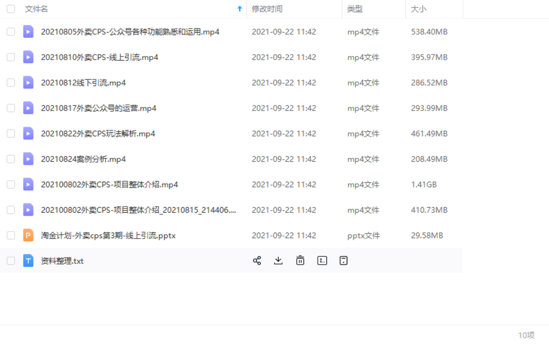 狗哥·淘金计划，外卖CPS训练营，价值499元-1