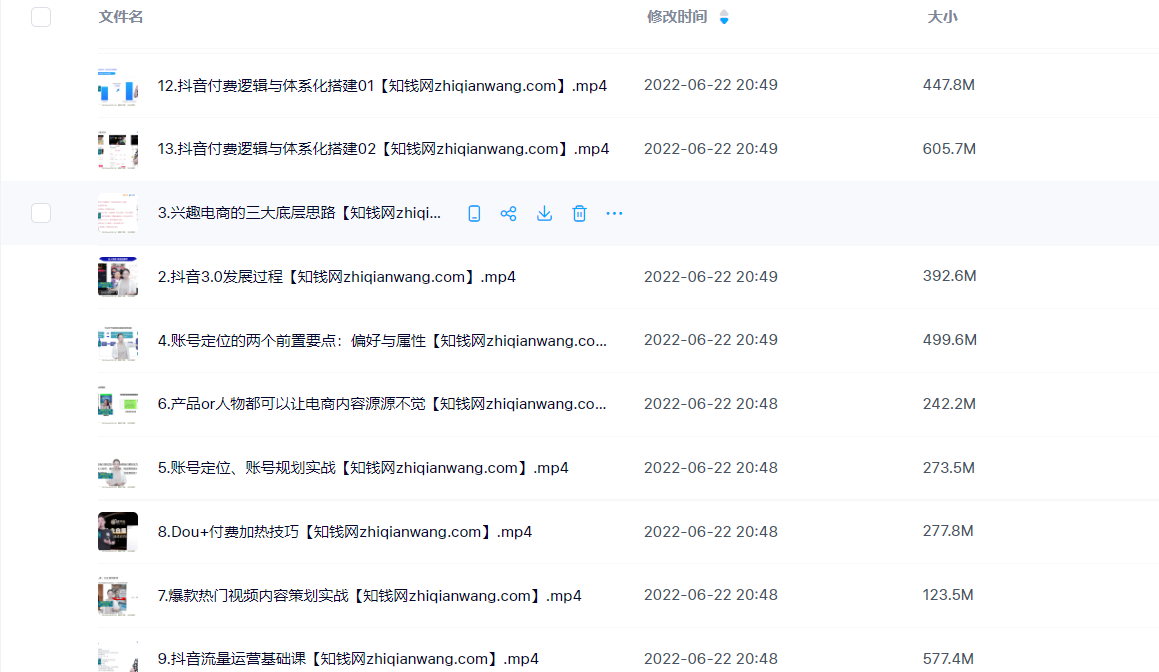 桔子会《抖音企业自播密训班》价值12800元-2