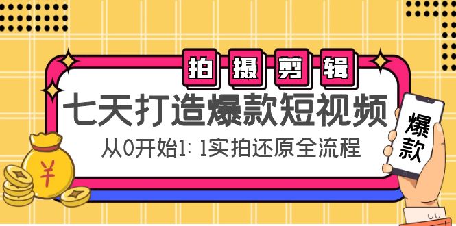 1160.七天打造爆款短视频 1